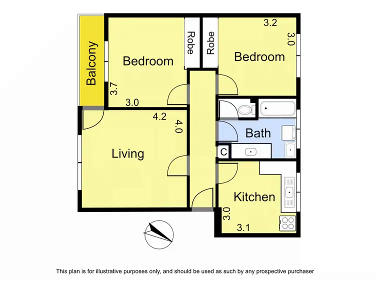 Floorplan of Homely apartment listing, 17/227-229 Nepean Street, Greensborough VIC 3088