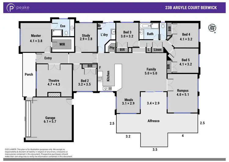 Floorplan of Homely house listing, 39 Marsh Grove, Berwick VIC 3806