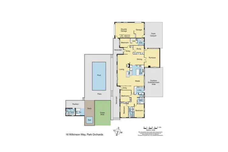 Floorplan of Homely house listing, 16 Wilkinson Way, Park Orchards VIC 3114
