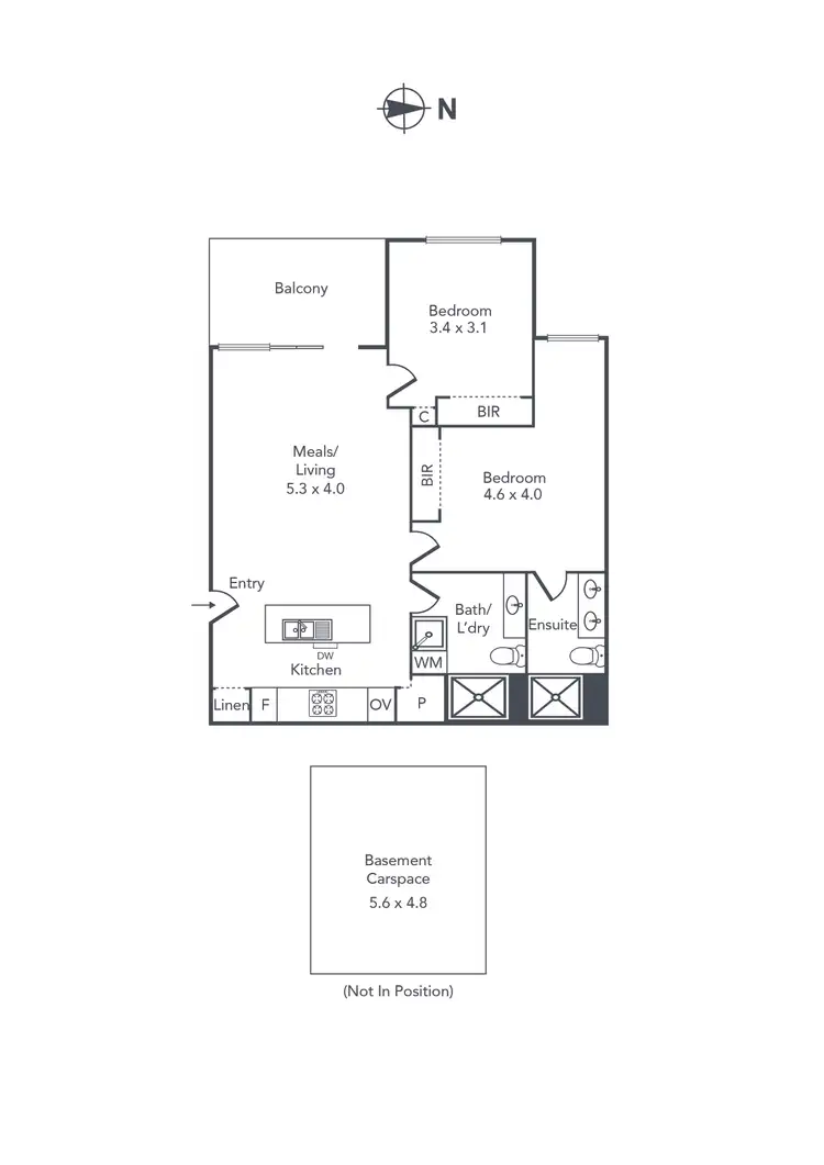 Floorplan of Homely apartment listing, 101/1457 High Street, Glen Iris VIC 3146