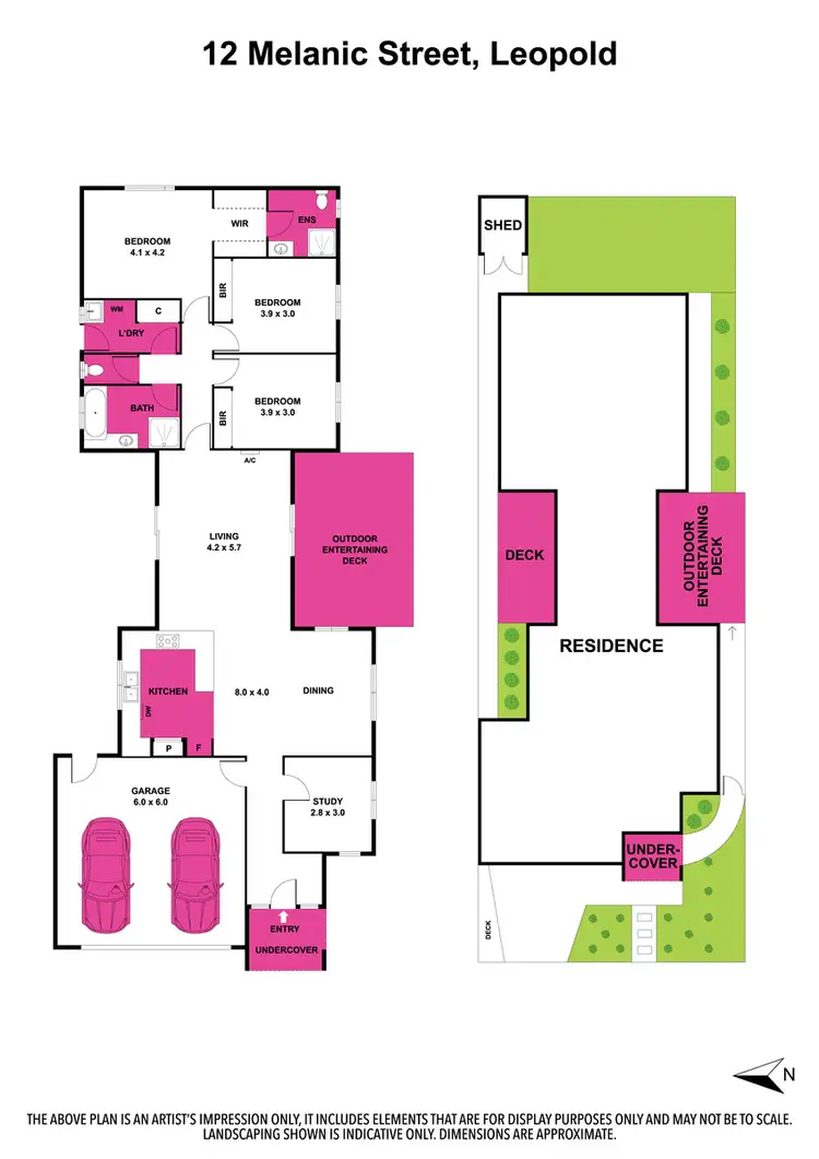 Floorplan of Homely house listing, 12 Melanic Street, Leopold VIC 3224