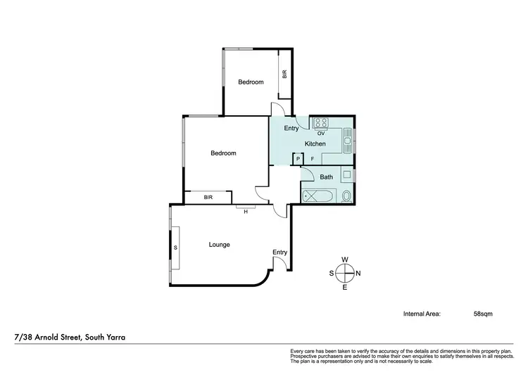 Floorplan of Homely apartment listing, 7/38 Arnold Street, South Yarra VIC 3141