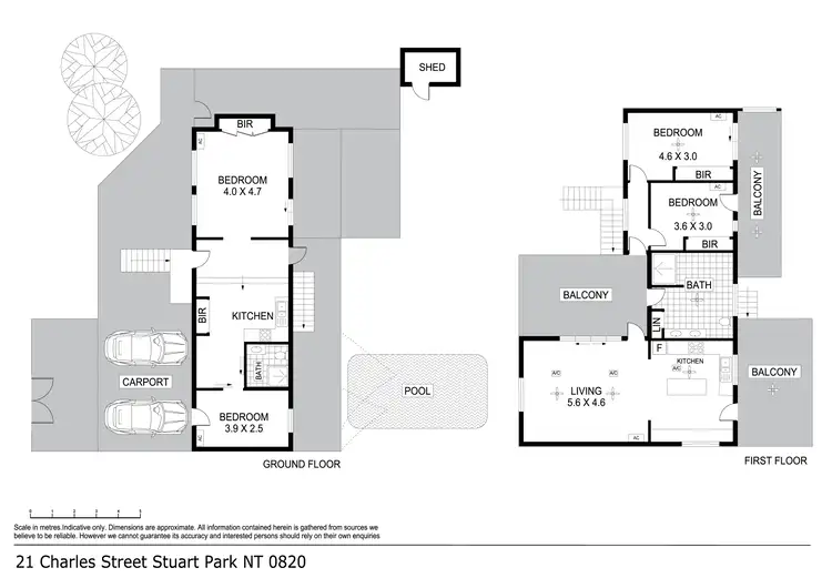 Floorplan of Homely house listing, 21 Charles Street, Stuart Park NT 820