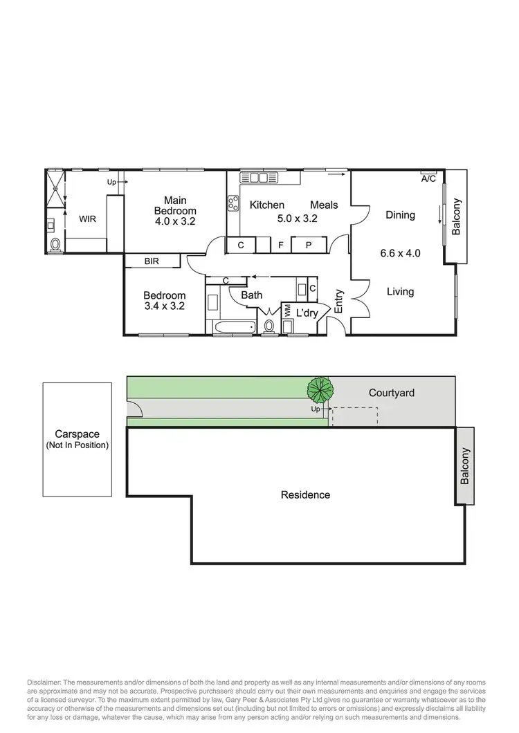 Floorplan of Homely apartment listing, 2/8-10 Sutherland Road, Armadale VIC 3143