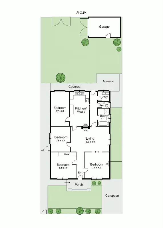 Floorplan of Homely house listing, 22 Buckley Street, Carnegie VIC 3163