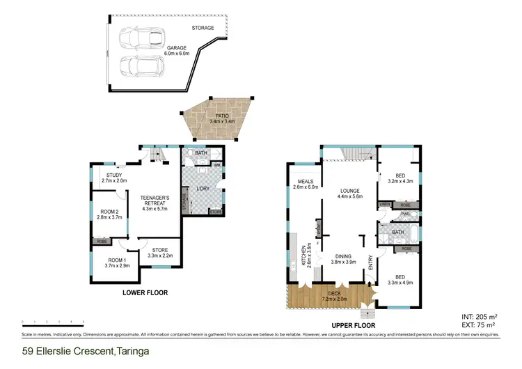 Floorplan of Homely house listing, 59 Ellerslie Crescent, Taringa QLD 4068