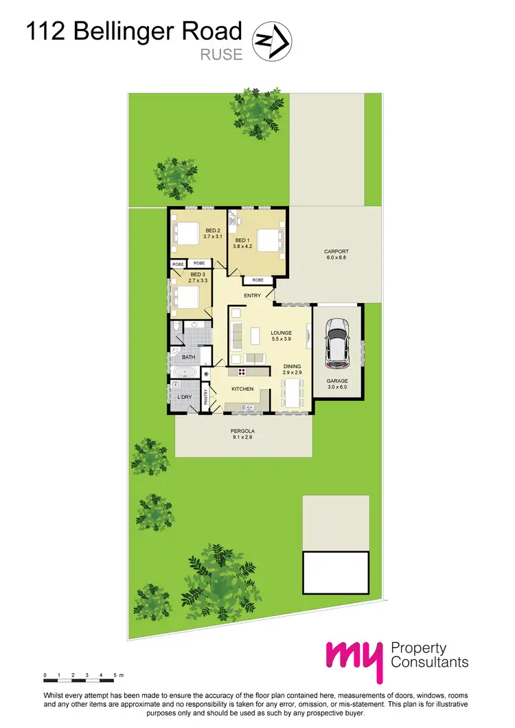 Floorplan of Homely house listing, 112 Bellinger  Road, Ruse NSW 2560