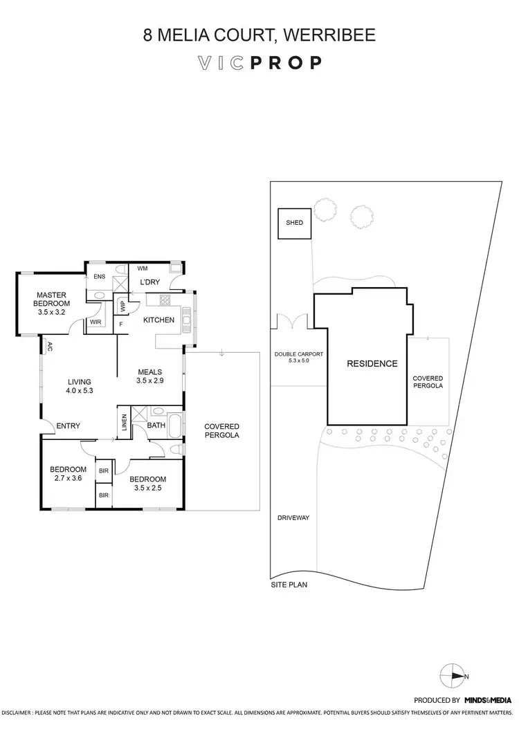 Floorplan of Homely house listing, 8 Melia Court, Werribee VIC 3030