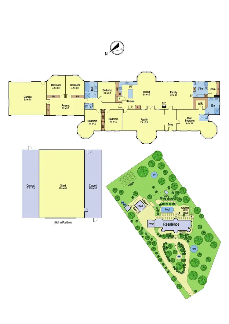 Floorplan of Homely house listing, 264 Reynolds Road, Eltham VIC 3095