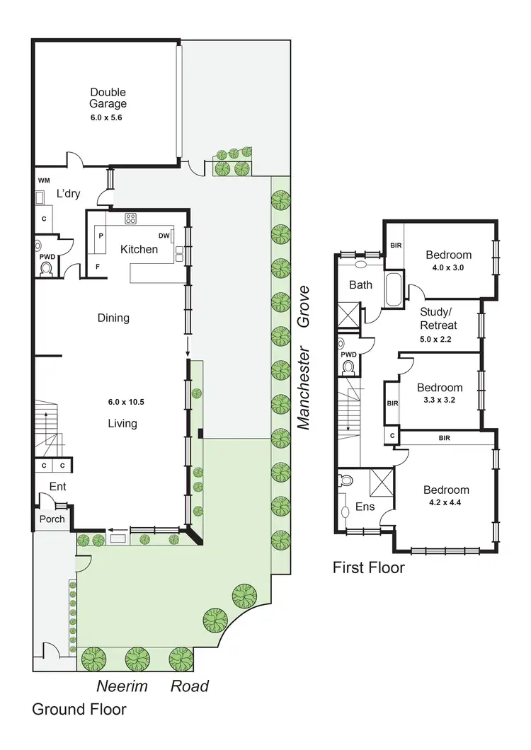 Floorplan of Homely townhouse listing, 101 Neerim Road, Glen Huntly VIC 3163
