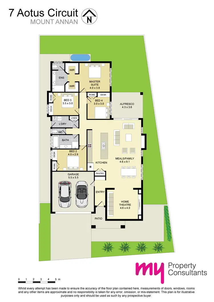 Floorplan of Homely house listing, 7 Aotus Circuit, Mount Annan NSW 2567