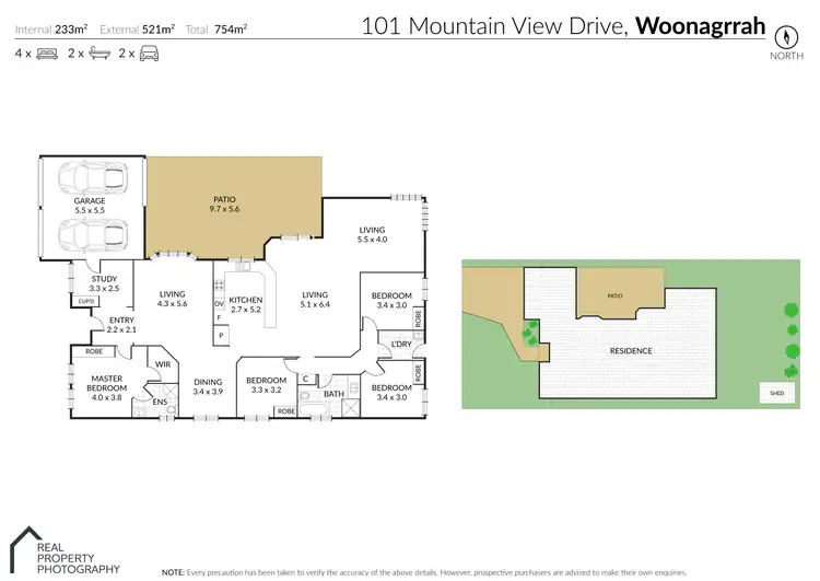 Floorplan of Homely house listing, 101 Mountain View Drive, Woongarrah NSW 2259