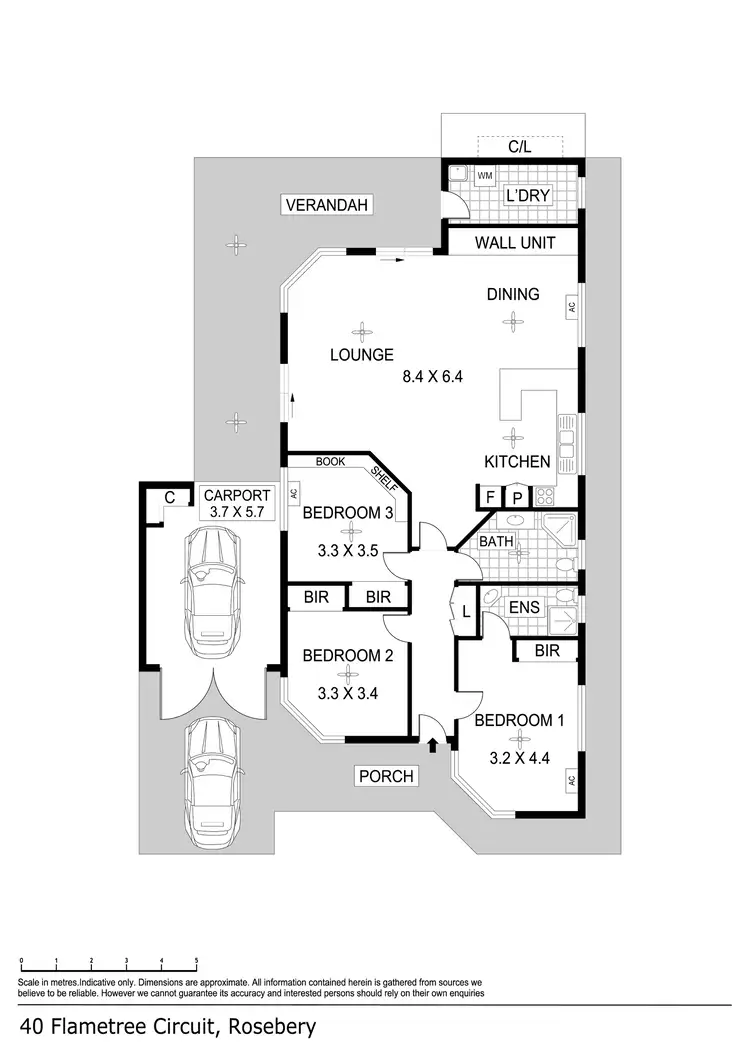 Floorplan of Homely house listing, 40 Flametree Circuit, Rosebery NT 832
