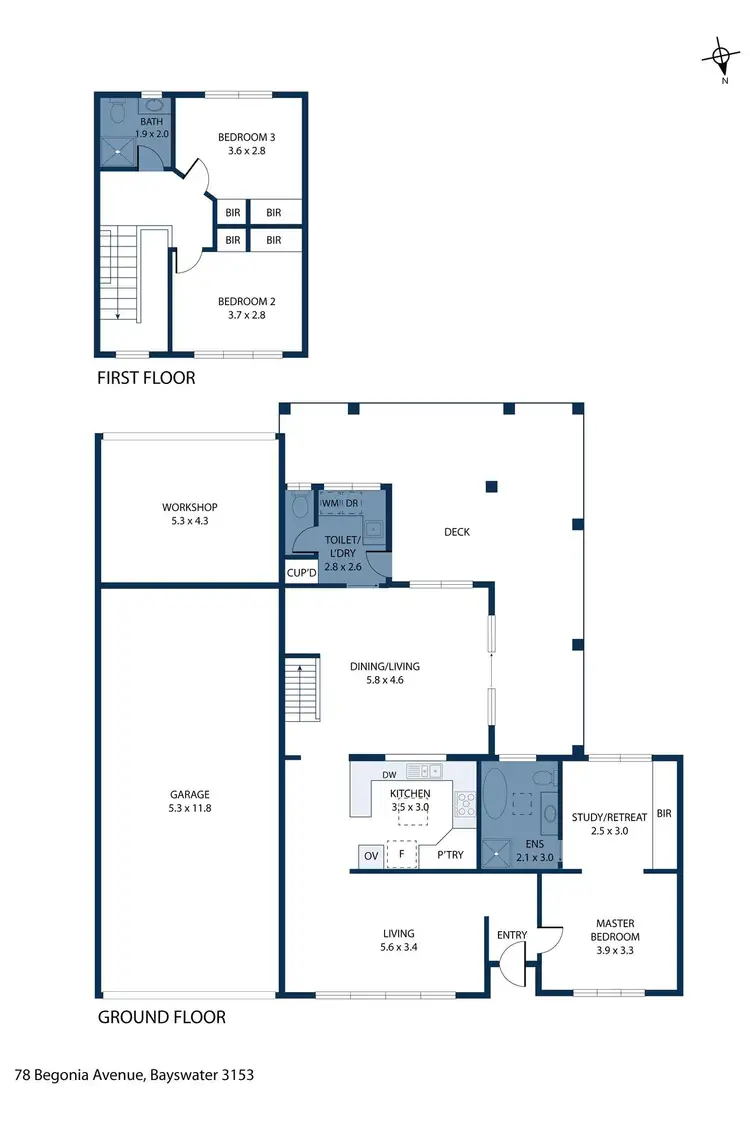 Floorplan of Homely house listing, 78 Begonia Avenue, Bayswater VIC 3153