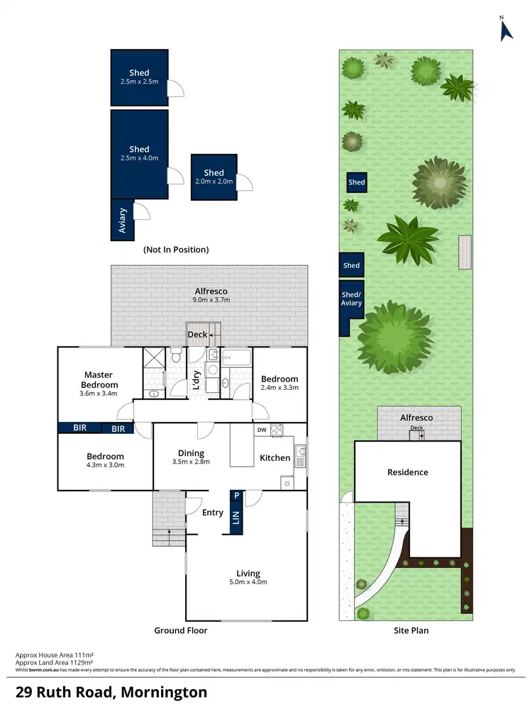 Floorplan of Homely house listing, 29 Ruth Road, Mornington VIC 3931