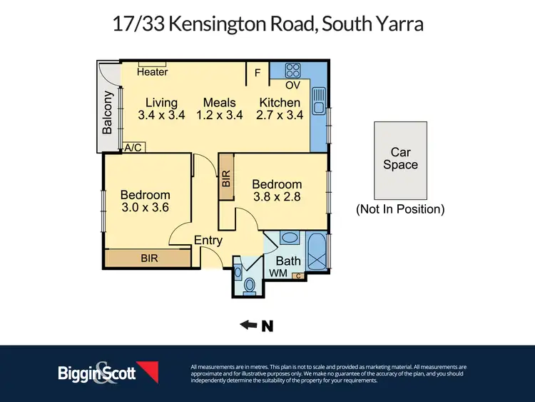 Floorplan of Homely apartment listing, 17/33 Kensington Road, South Yarra VIC 3141