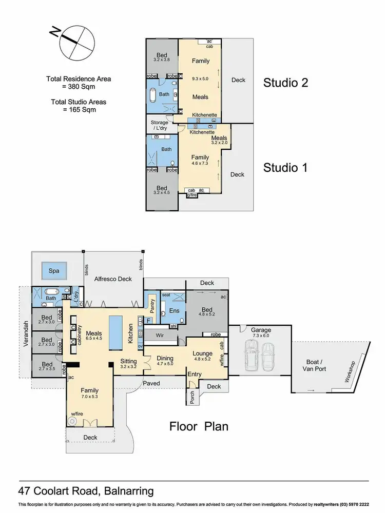 Floorplan of Homely rural property listing, 47 Coolart Road, Balnarring VIC 3926