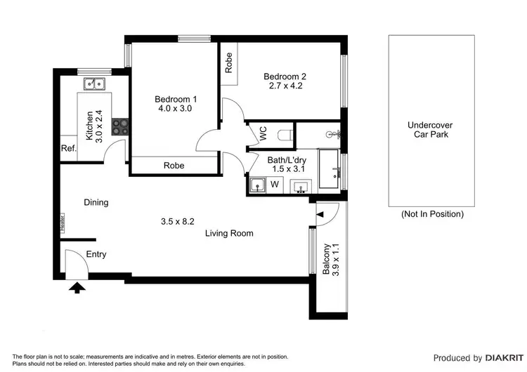 Floorplan of Homely apartment listing, 7/41-43 Alma Road, St Kilda VIC 3182