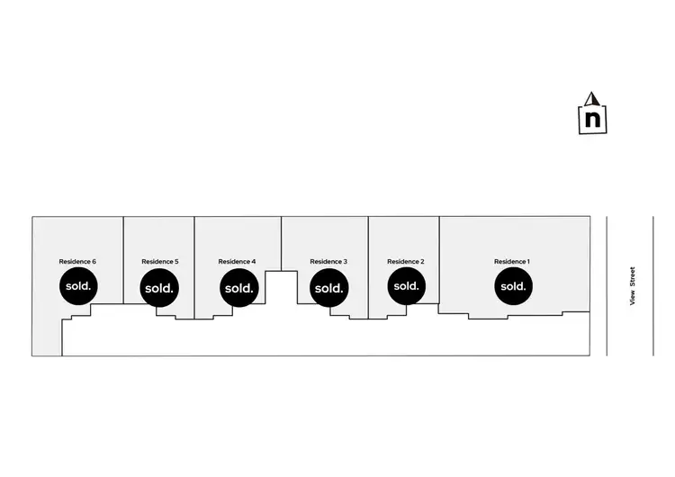 Floorplan of Homely townhouse listing, 1-6/11 View Street, Highett VIC 3190