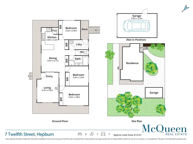 Floorplan of Homely house listing, 7 Twelfth Street, Hepburn VIC 3461
