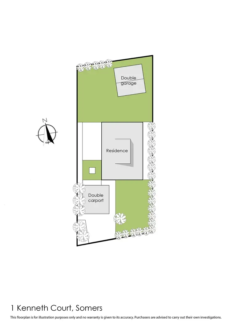Floorplan of Homely house listing, 1 Kenneth Court, Somers VIC 3927
