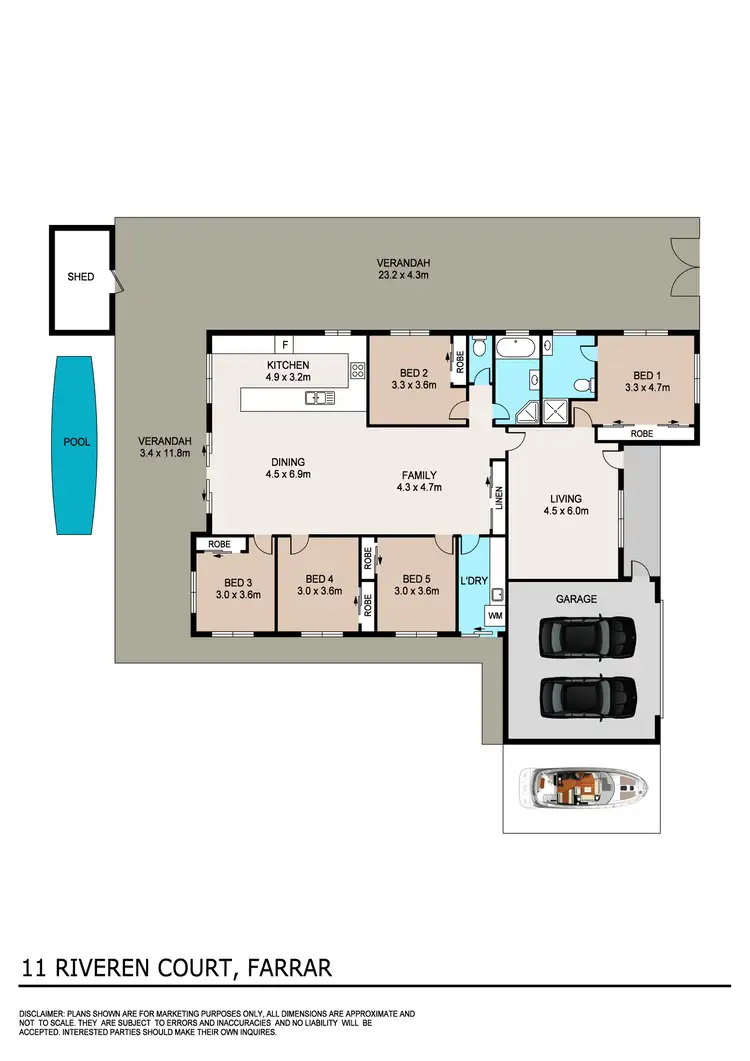 Floorplan of Homely house listing, 11 Riveren Court, Farrar NT 830