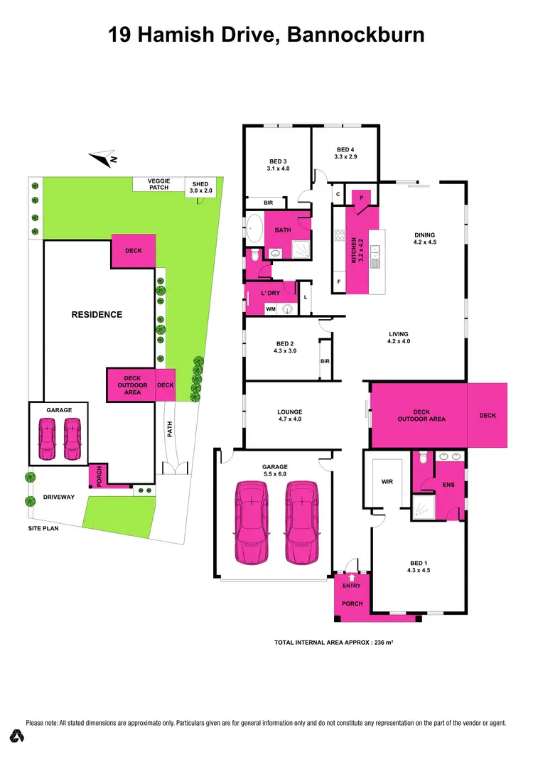 Floorplan of Homely house listing, 19 Hamish Drive, Bannockburn VIC 3331