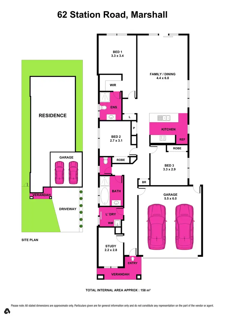Floorplan of Homely house listing, 62 Station Road, Marshall VIC 3216
