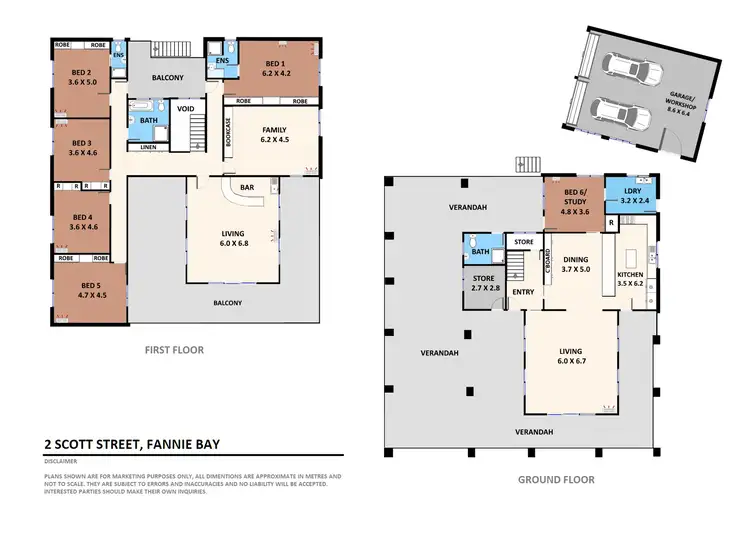 Floorplan of Homely house listing, 2 Scott Street, Fannie Bay NT 820