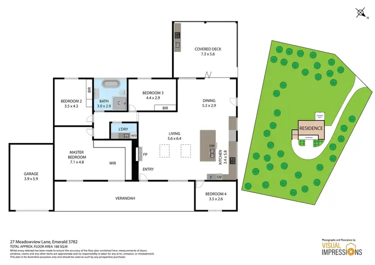 Floorplan of Homely house listing, 27 Meadowview Lane, Emerald VIC 3782