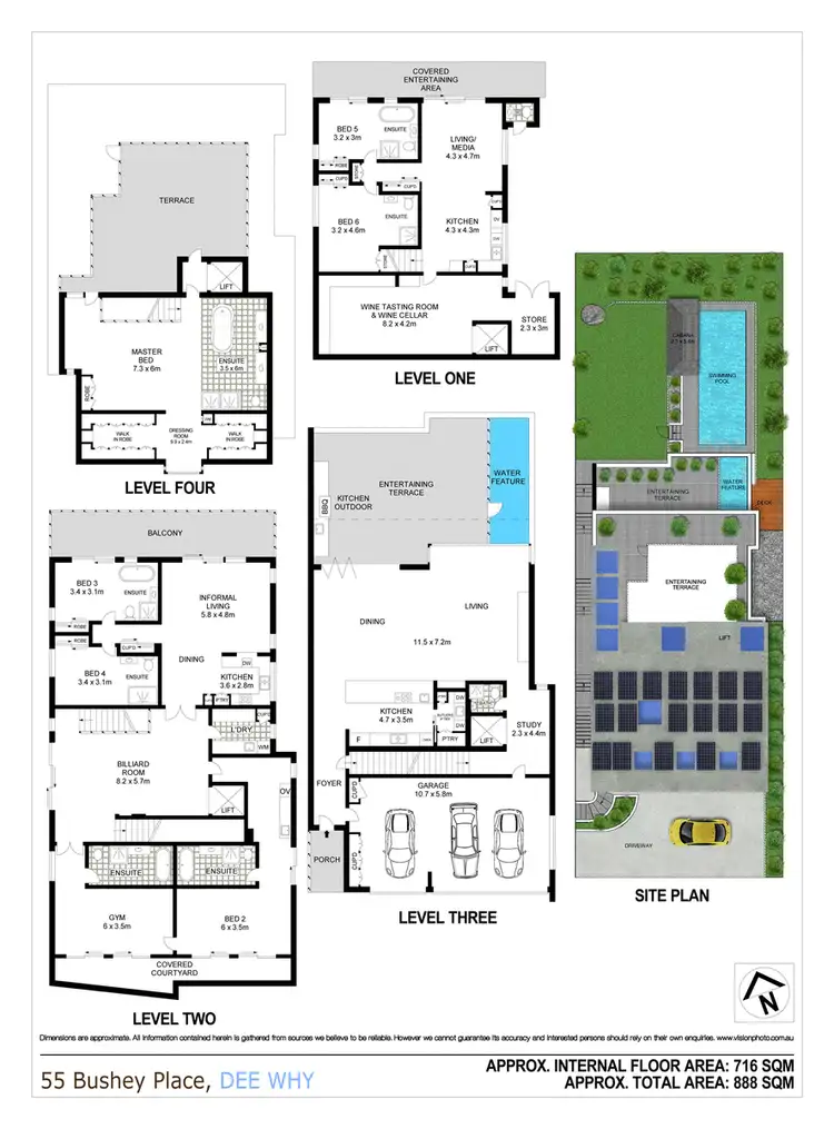 Floorplan of Homely house listing, 55 Bushey Place, Dee Why NSW 2099