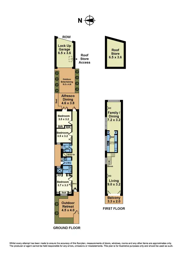 Floorplan of Homely townhouse listing, 14B Bayview Street, Williamstown VIC 3016