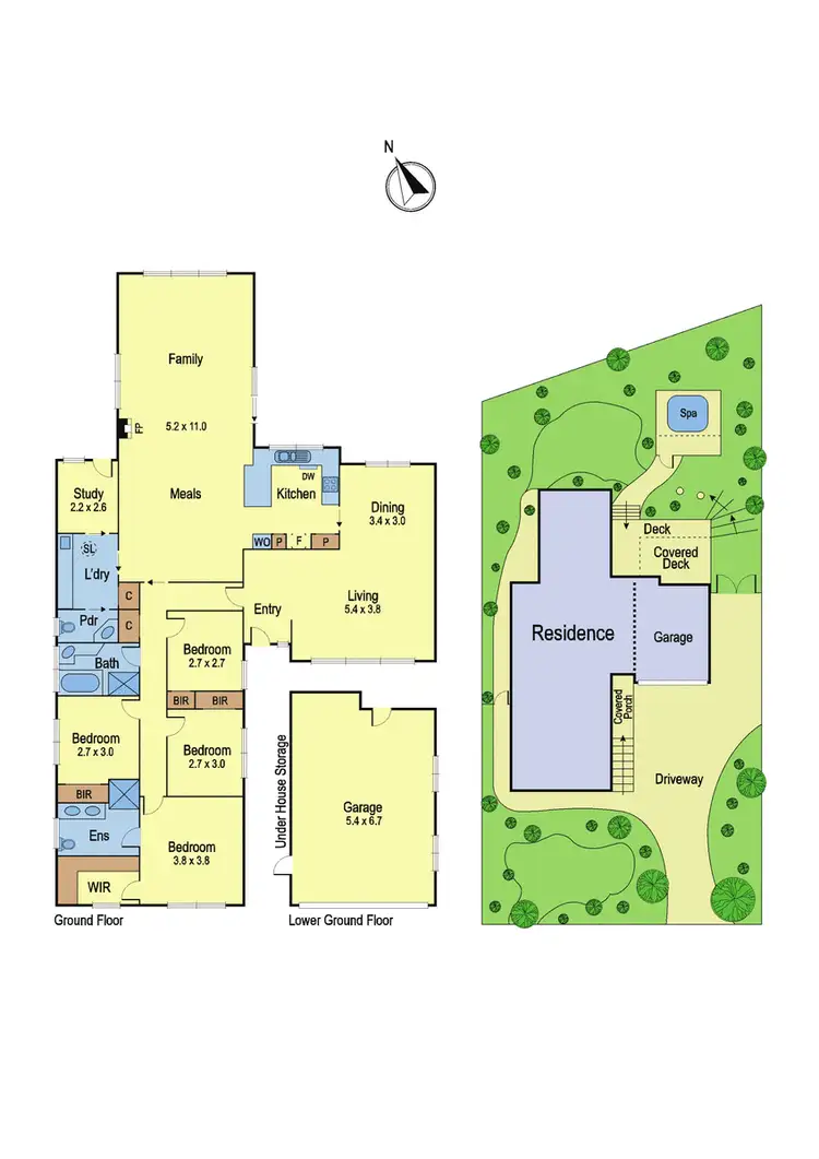 Floorplan of Homely house listing, 3 Yimbala Crescent, Greensborough VIC 3088