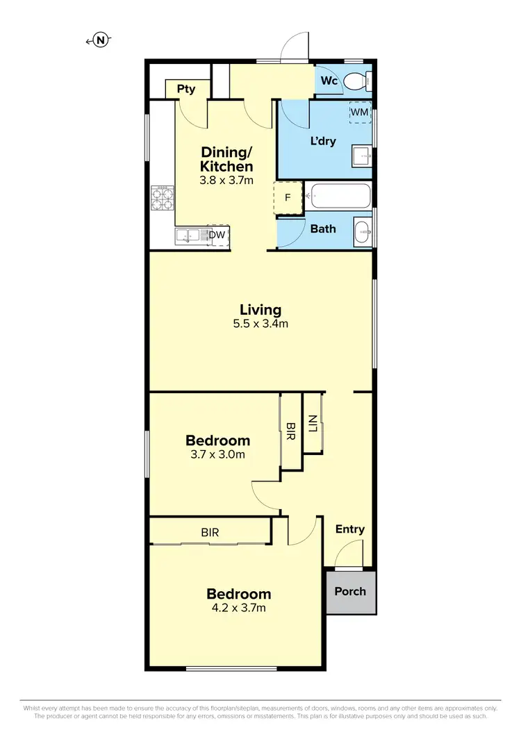 Floorplan of Homely house listing, 113 Summerhill Road, Footscray VIC 3011