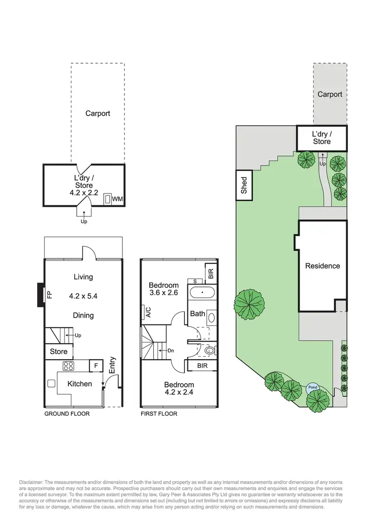 Floorplan of Homely unit listing, 1/89 Neerim Road, Glen Huntly VIC 3163