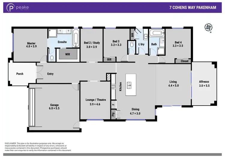 Floorplan of Homely house listing, 7 Cohens Way, Pakenham VIC 3810