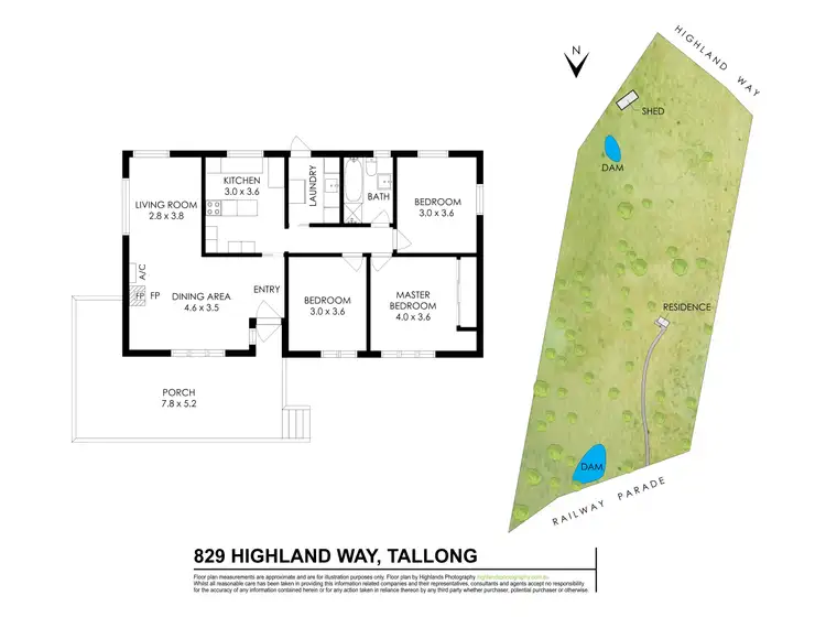 Floorplan of Homely house listing, 829 Highland Way, Tallong NSW 2579