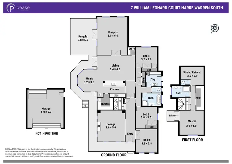 Floorplan of Homely house listing, 7 William Leonard Court, Narre Warren South VIC 3805