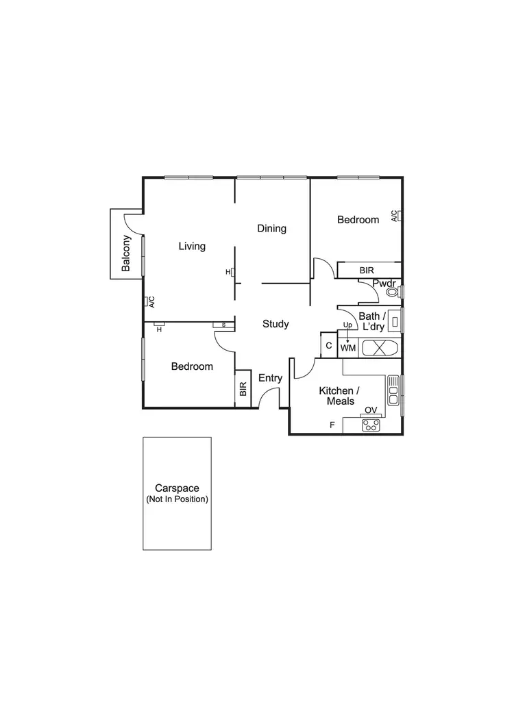 Floorplan of Homely apartment listing, 3/319 Inkerman Street, St Kilda East VIC 3183