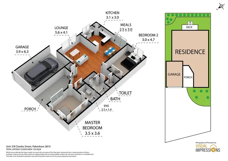 Floorplan of Homely unit listing, 3/8 Charles Street, Pakenham VIC 3810