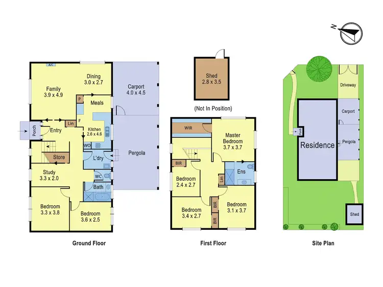Floorplan of Homely house listing, 75 Yea Road, Whittlesea VIC 3757