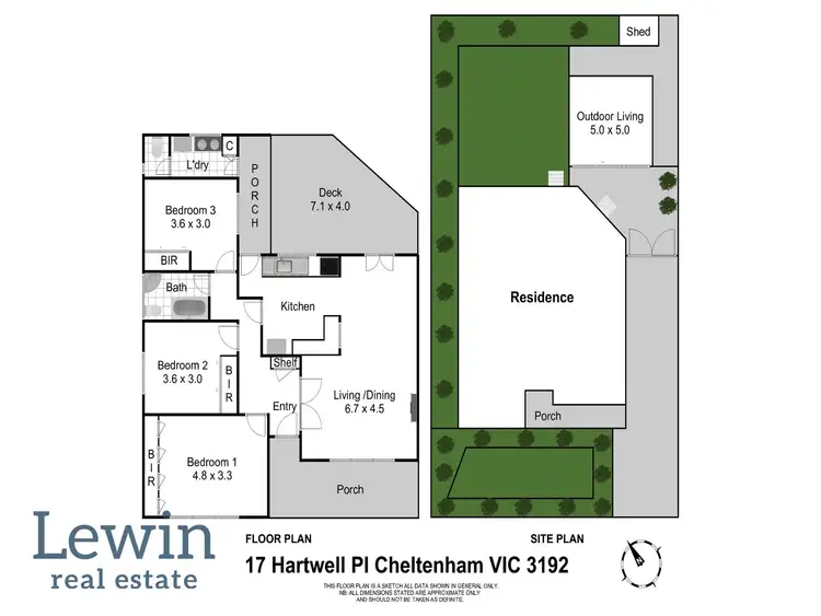 Floorplan of Homely house listing, 17 Hartwell Place, Cheltenham VIC 3192