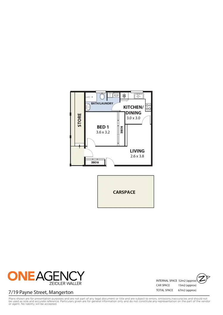Floorplan of Homely apartment listing, 7/19 Payne Street, Mangerton NSW 2500