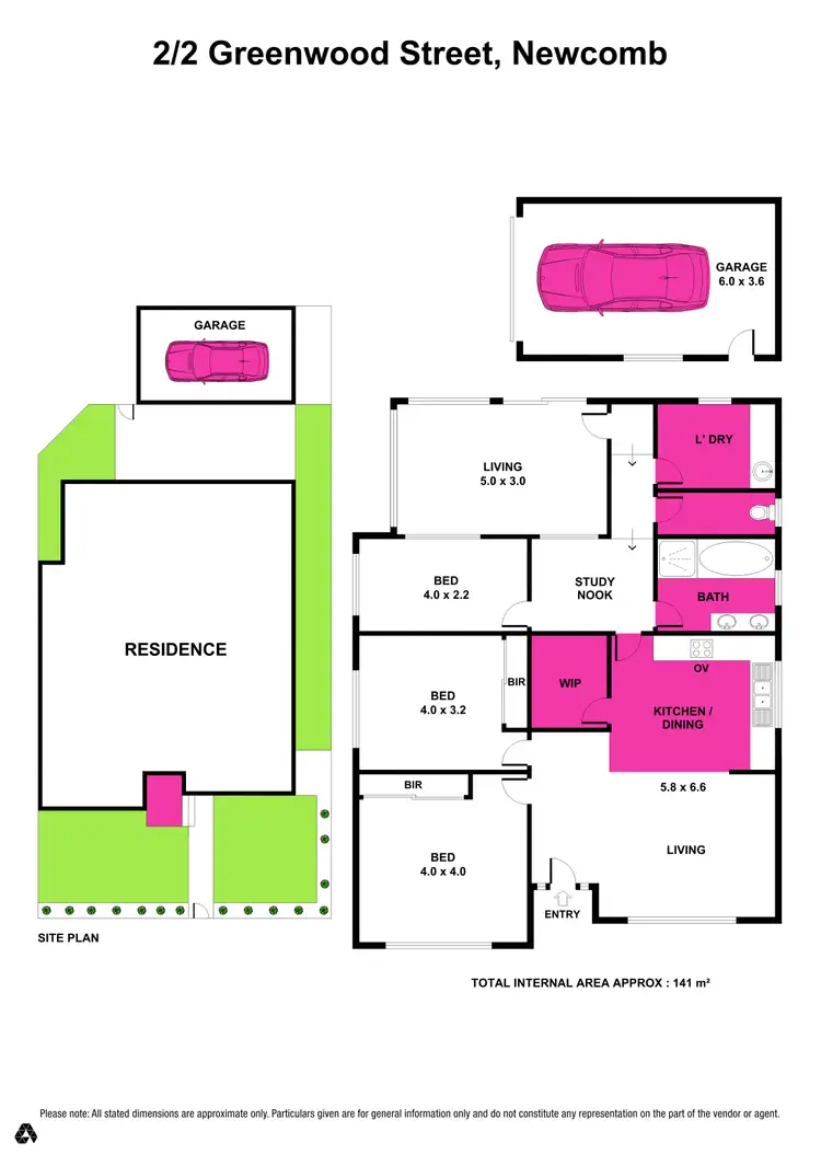 Floorplan of Homely unit listing, 2/2 Greenwood Street, Newcomb VIC 3219