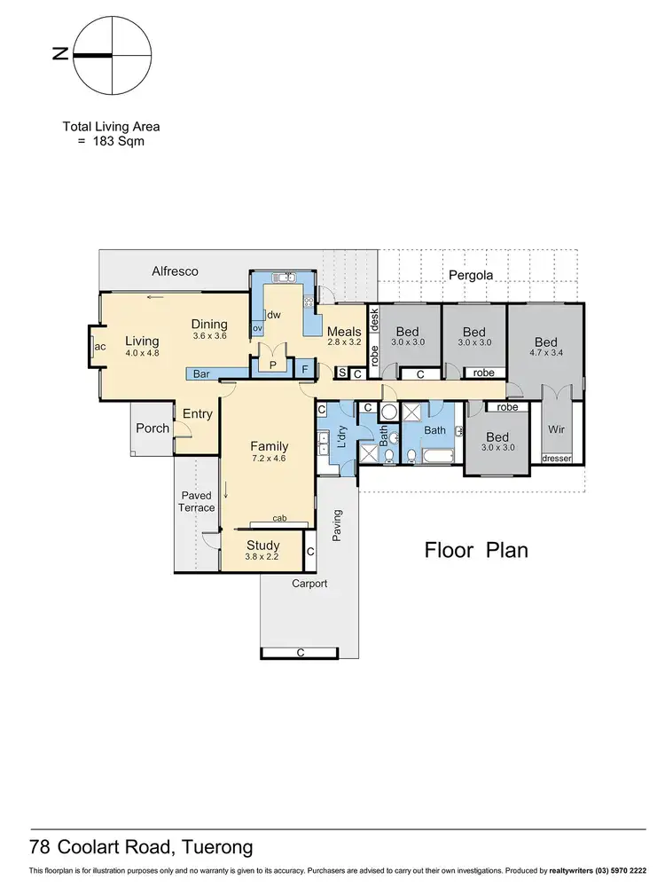 Floorplan of Homely rural property listing, 78 Coolart Road, Tuerong VIC 3915