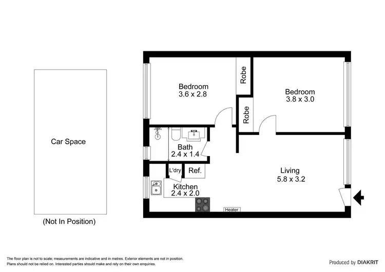 Floorplan of Homely apartment listing, 5/38 Sycamore Grove, Balaclava VIC 3183