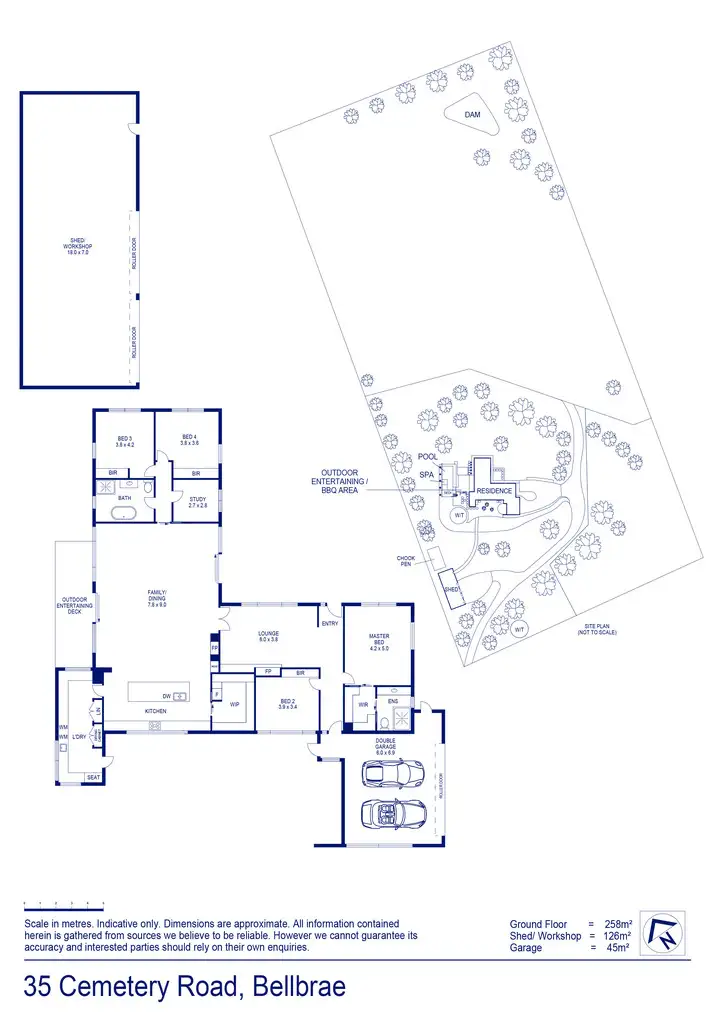 Floorplan of Homely house listing, 35 Cemetery Road, Bellbrae VIC 3228