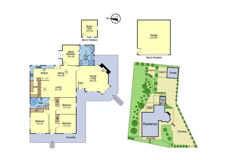 Floorplan of Homely house listing, 564 Heidelberg-Kinglake Road, Wattle Glen VIC 3096