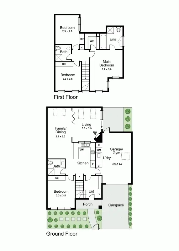Floorplan of Homely house listing, 26 Roseberry Grove, Glen Huntly VIC 3163