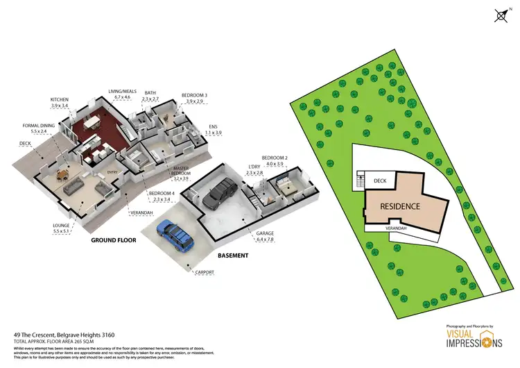 Floorplan of Homely house listing, 49 The Crescent, Belgrave Heights VIC 3160